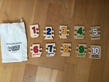 Puzzle chiffres bois d'occasion  Senlis