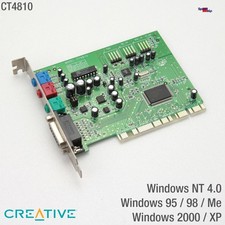 Usado, Creative Labs Sound Blaster Pci 128 Ct4810 Carte Pc Windows 95 98 Me 2000 comprar usado  Enviando para Brazil