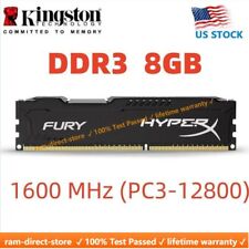 Usado, Memória RAM DIMM 240 pinos HyperX FURY DDR3 8GB 16GB 32GB 1600 MHz PC3-12800 desktop comprar usado  Enviando para Brazil