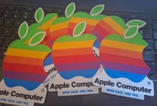 Lotto adesivi apple usato  Morro d'Oro