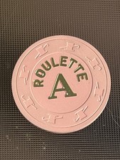 Vintage roulette chip d'occasion  Expédié en Belgium