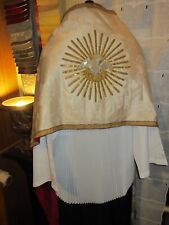 Voile eucharistique broderie d'occasion  Saint-Jorioz