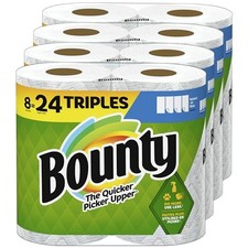 Bounty Select-a-Size Papel Toallas, Blanco, 8 Triple Rollos=24 Regular Rollos comprar usado  Enviando para Brazil