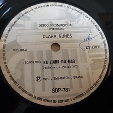 7" CLARA NUNES "NA LINHA DO MAR" AFRO SAMBA SOUL BRAZIL VG+ PAULINHO DA VIOLA comprar usado  Brasil 