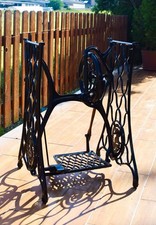 Exclusiva Máquina de Costura de Pernas de Ferro Fundido Singer Furrier Furrier Stitcher Base de Mesa Rara, usado comprar usado  Enviando para Brazil