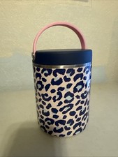 Jarro de comida Hydrapeak estampa de leopardo aço inoxidável isolado almoço com alça 32 oz, usado comprar usado  Enviando para Brazil