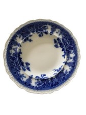 Usado, Tigela de sopa Wedgwood & Co Flow azul padrão corea 10” aro 1901 floral antiga comprar usado  Enviando para Brazil