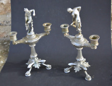 Paire candélabres bougeoirs d'occasion  Béthisy-Saint-Pierre