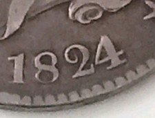 Usa rare 1824 for sale Usa rare 1824 for sale  SLOUGH