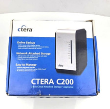 Ctera C200 CT-C200 Cloud Desktop Storage com 2 compartimentos-*8TB de armazenamento incluído!* comprar usado  Enviando para Brazil