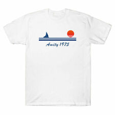 Usado, Camiseta retrô Amity 1975 masculina ilha algodão algodão comprar usado  Enviando para Brazil