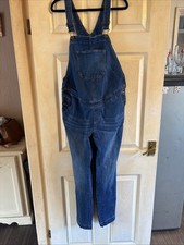 Maternity denim dungarees for sale  MARKET DRAYTON