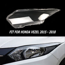 Lente de farol Fit Honda Vezel 2015-2018 esquerda automática transparente para abajur, usado comprar usado  Enviando para Brazil