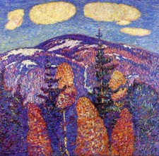 Pintura a óleo impressão paisagem e árvores Cosmos-The-Mountains-Marsden-Hartley comprar usado  Enviando para Brazil