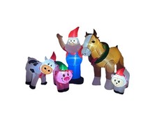 8ft christmas inflatables for sale  Mcdonough
