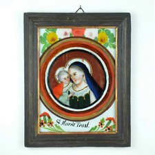 Hinterglasbild berammergau san gebraucht kaufen  Schliersee