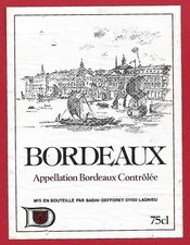 124 etiquette bordeaux d'occasion 124 etiquette bordeaux d'occasion  Albertville