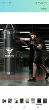 Saco de pancadas ASBRAVO para adultos, conjunto de saco de boxe pesado PU de 4 pés comprar usado  Enviando para Brazil