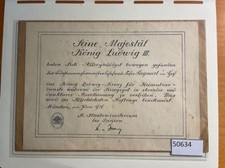 Bayern 1918 verleihungsurkunde gebraucht kaufen  Marburg