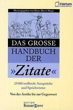 Große handbuch zitate gebraucht kaufen  Berlin