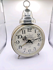 Relógio despertador vintage década de 1980 Jantar mecânico soviético URSS relógio de corda, usado comprar usado  Enviando para Brazil