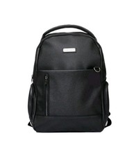 Usado, Mochila acolchoada Dan John Saffiano Office preta grande 40x30x15cm RRP £ 60 comprar usado  Enviando para Brazil