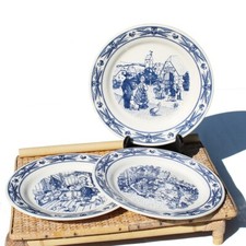 Ensemble vintage assiettes d'occasion  Cerisy-la-Salle
