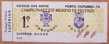 Portugal Poland 1976 Ticket na sprzedaż  PL