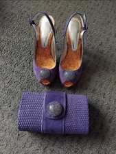Purple suede high for sale  MAIDSTONE
