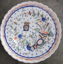 Ancienne assiette faïence d'occasion  Lodève