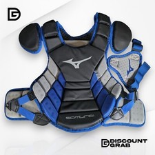 Protetor de peito de beisebol juvenil Mizuno Samurai 14" - Real/preto comprar usado  Enviando para Brazil