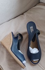 Dune navy leather for sale  BLYTH