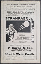 Stranraer clydebank league for sale  HITCHIN