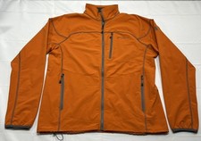 Jaqueta masculina Eddie Bauer First Ascent tamanho grande laranja macia zíper completo caminhada comprar usado  Enviando para Brazil