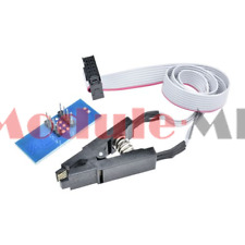 1-50x SOIC8 SOP8 Flash Chip IC Clipes de Teste Soquete Adaptador Programador BIOS/24/25/93 comprar usado  Enviando para Brazil
