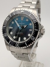 Poseidon 43mm relógio de mergulho azul 'Sea Dweller' NH35 Seiko TMI movimento automático 20atm comprar usado  Enviando para Brazil