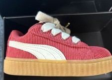 Sapatos infantis PUMA Fenty Creeper Phatty 8C vermelho goma Rihanna veludo - Excelente estado usado comprar usado  Enviando para Brazil