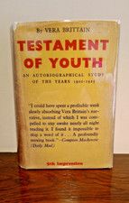 Testament Of Youth Vera Brittain Great War WW1 1933 5th imp dustjacket comprar usado  Enviando para Brazil