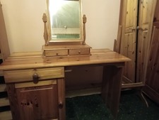 Lovely desk pine for sale  HAYES
