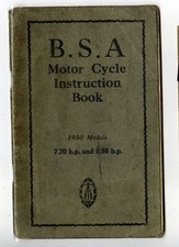 (Gd4680) 1930 B.S.A. Livro de instruções e guia de lubrificação para motocicletas década de 1920 comprar usado  Enviando para Brazil