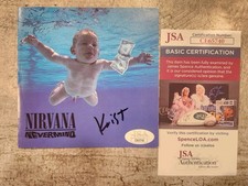 KRIST NOVOSELIC ASSINADO NIRVANA NEVERMIND CD LIVRETO AUTÓGRAFO JSA comprar usado  Enviando para Brazil