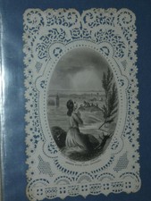 Usado, Image pieuse canivet dentelle priere pour les inondes Pastre et chanson comprar usado  Enviando para Brazil