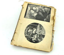 Antique Art School Study Scrapbook Art Prints & Handwritten Notes 1900 Estate, usado comprar usado  Enviando para Brazil