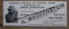 Publicité ancienne mackenstei d'occasion  Beaumont-de-Lomagne