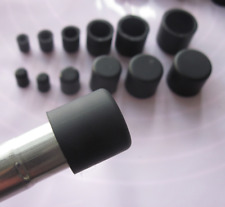 2.8-60.5mm Schwarz Rund Silikon Gummi Kappe Rohrkappen Stuhlbeinkappen Endkappen comprar usado  Enviando para Brazil