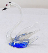 Glass swan ornament for sale  SALISBURY