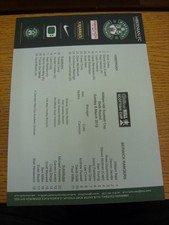 2015 colour teamsheet for sale  BIRMINGHAM