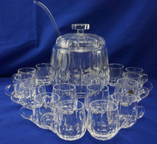Tigela perfurada de cristal Nachtmann, 7 1/8" e tampa, 9 1/2" com 14 xícaras, 3" e concha (G7) comprar usado  Enviando para Brazil