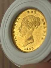 1853 victoria half for sale  NORWICH