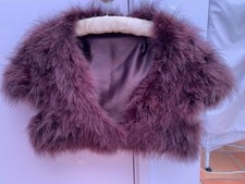 Marabou shrug. smoky for sale  CHELMSFORD